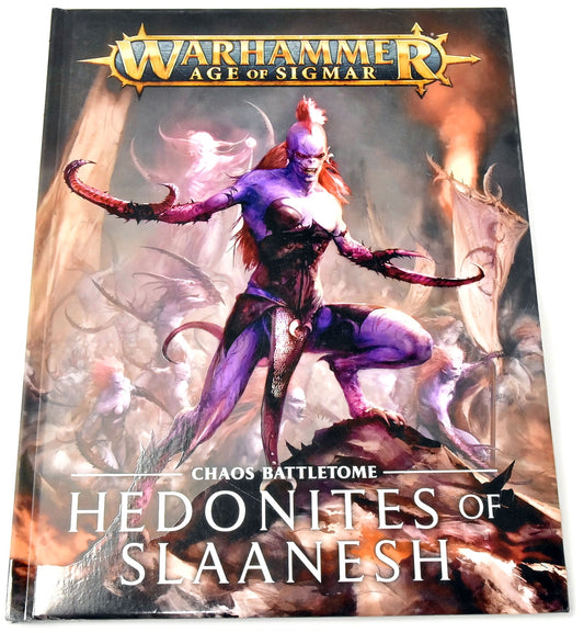HEDONITES OF SLAANESH Battletome Used Good Condition Sigmar 9378