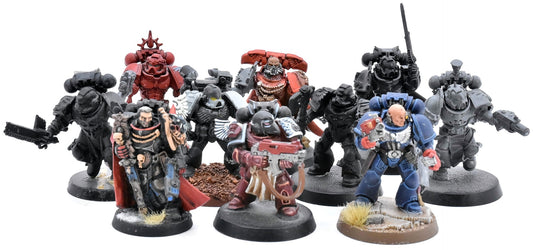 SPACE MARINES 10 Loose Models #1 METAL Warhammer 40K 1 Metal