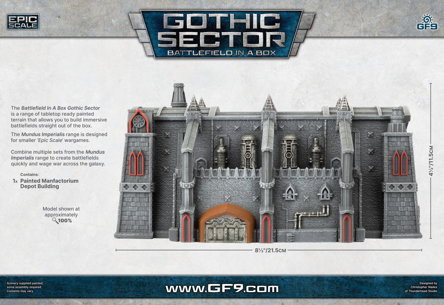 Battlefield In A Box - Mundus Imperialis Manufactorium Depot