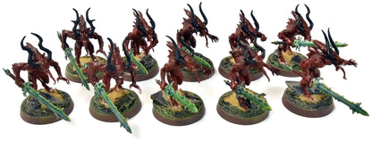 BLADES OF KHORNE 10 Bloodletters #5 WELL PAINTED Sigmar