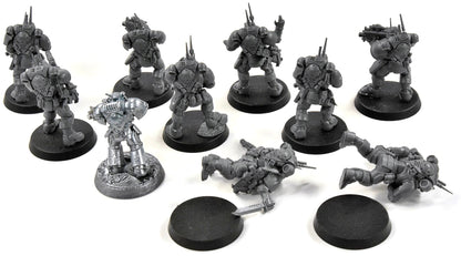 SPACE MARINES 9 Infiltrators & 1 Intercessors #1 Badly Glued Warhammer 40K