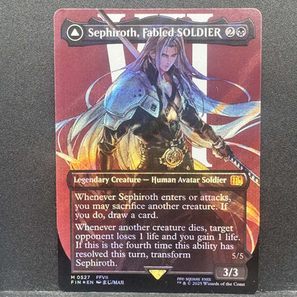 MTG Sephiroth, Fable Soldier Surge Foil Final Fantasy 527 NM