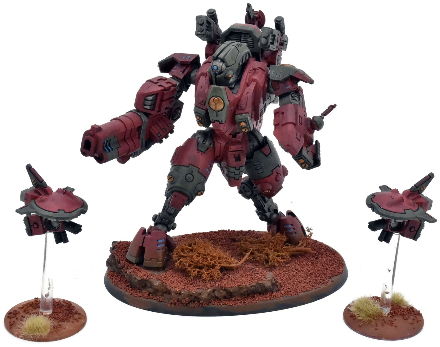 TAU EMPIRE Xv95 Ghostkeel Battlesuit #3 WELL PAINTED Warhammer 40K