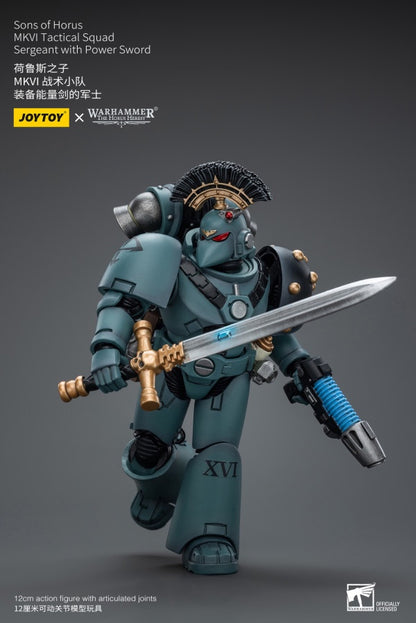 MKVI Tactical Squad Sergeant with Power Sword Sons of Horus Joy Toy
