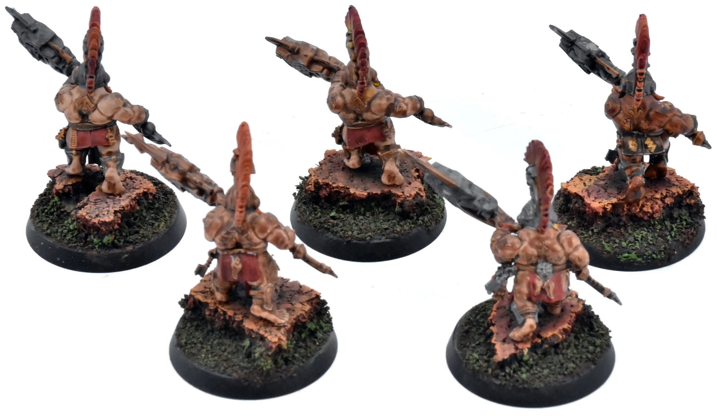 FYRESLAYERS 5 Auric Hearthguard #3 WELL PAINTED Warhammer Sigmar 6694