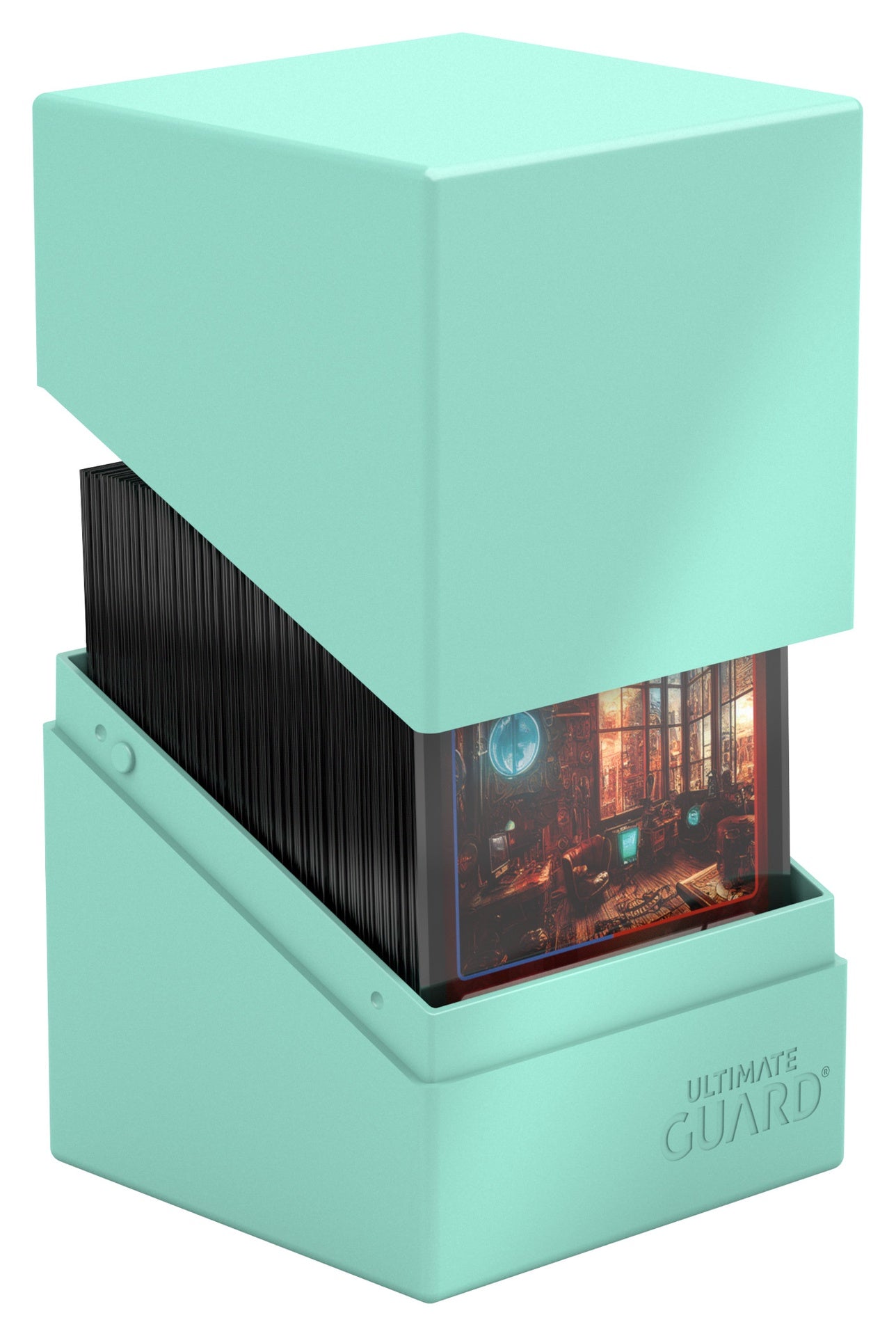 Ultimate Guard Deck Case Boulder 100+ Pastel Solid Mint Green