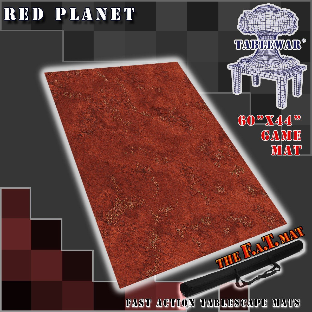 F.A.T. MATS - Red Planet 60 inches X 44 inches