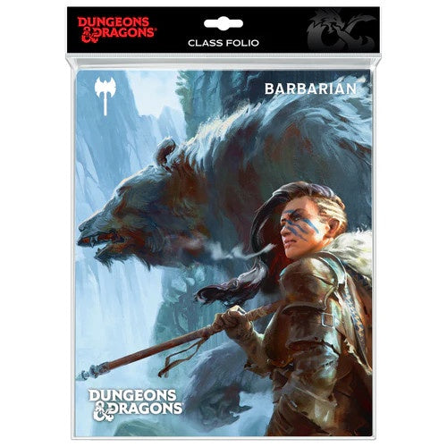 Ultra Pro Binder D&D Class Character Folio - Barbarian