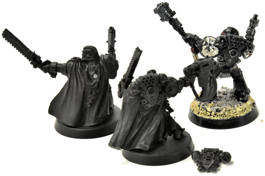 SPACE MARINES 3 Space Marines Commander & Sword Brethen #1 Warhammer 40K