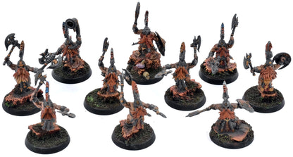 FYRESLAYERS 10 Vulkite Berzerkers #2 WELL PAINTED Warhammer Sigmar