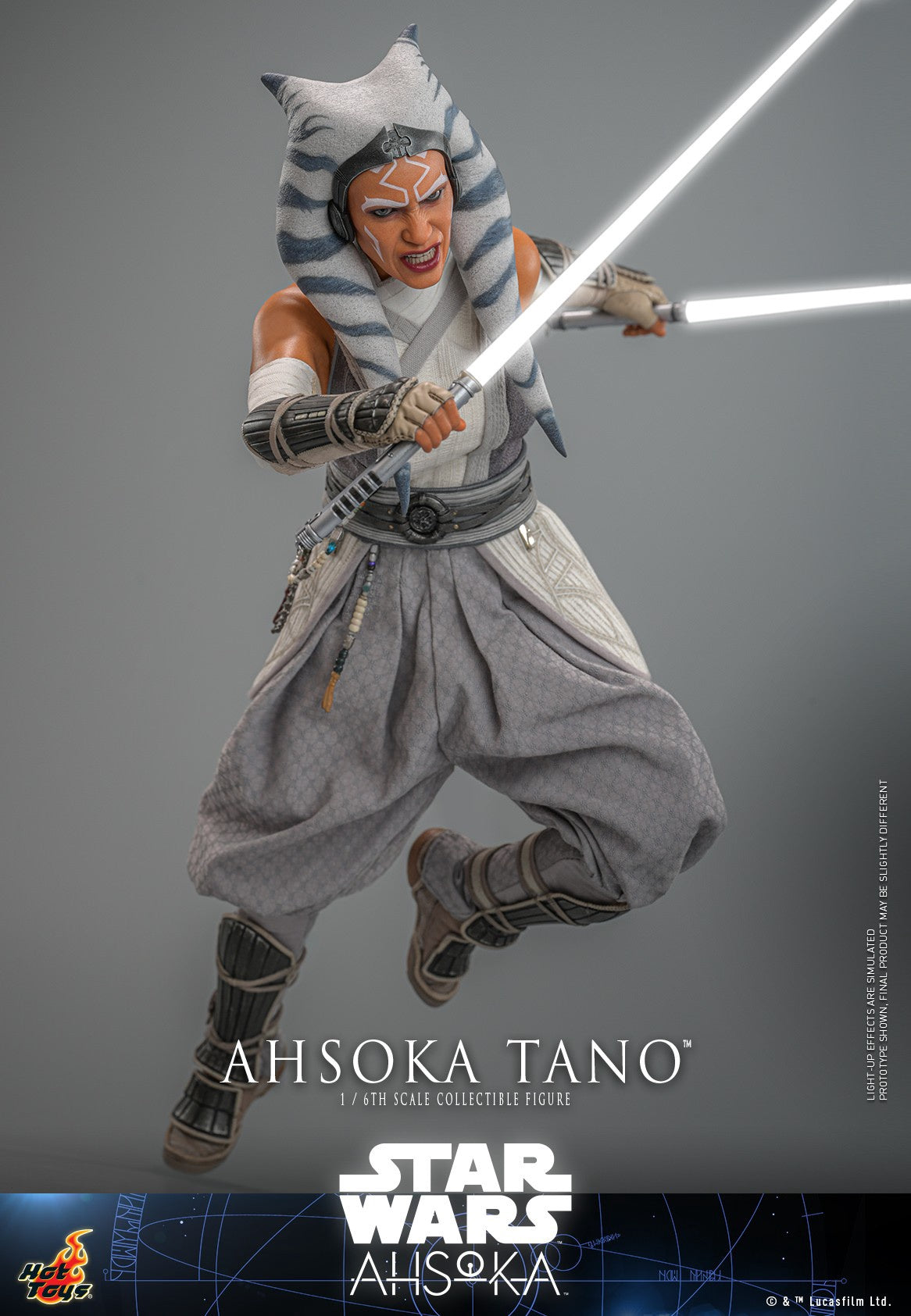 Figurine Ahsoka Tano à l'échelle 1/6 par Hot Toys