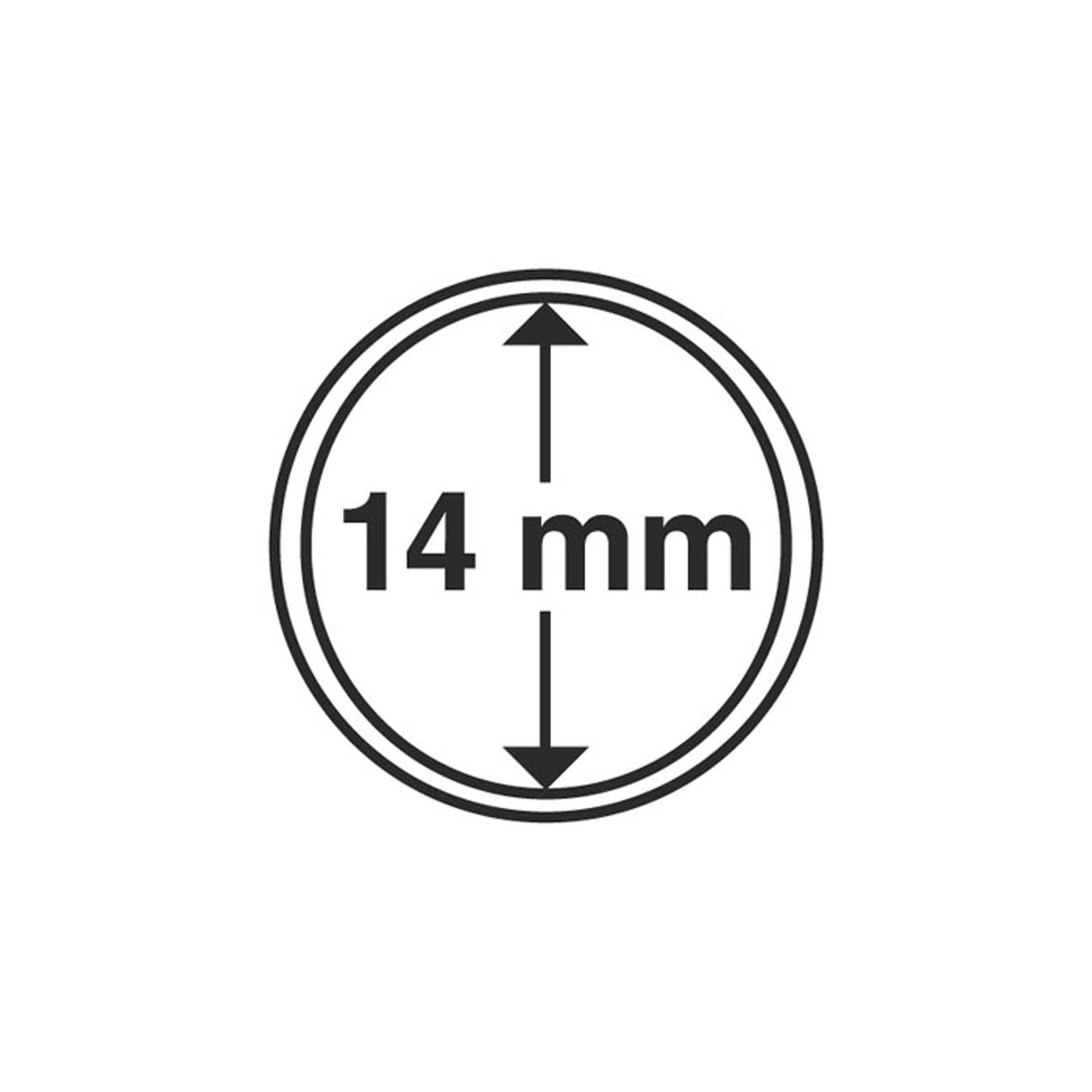 Coin Capsules Inner Diameter 14 MM