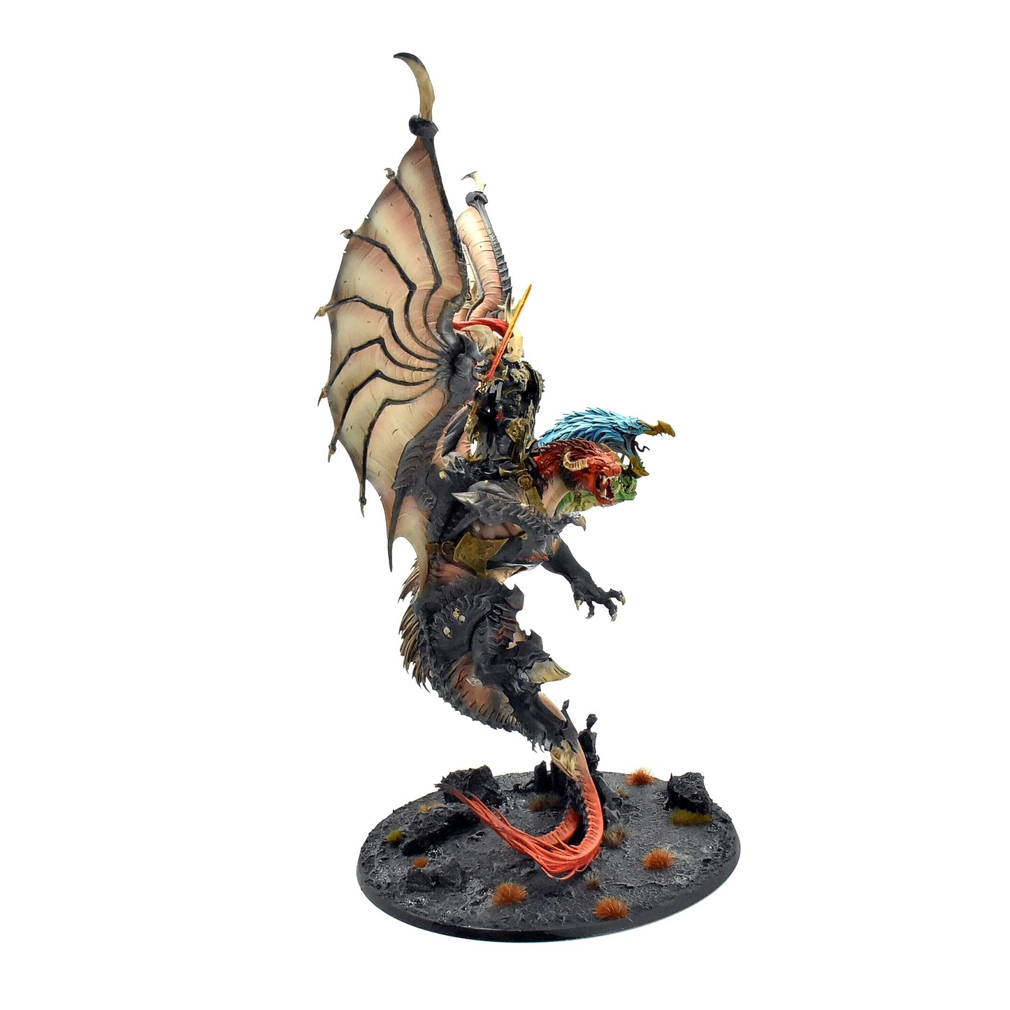 SLAVES TO DARKNESS Archaon Everchosen PRO PAINTED Warhammer Sigmar
