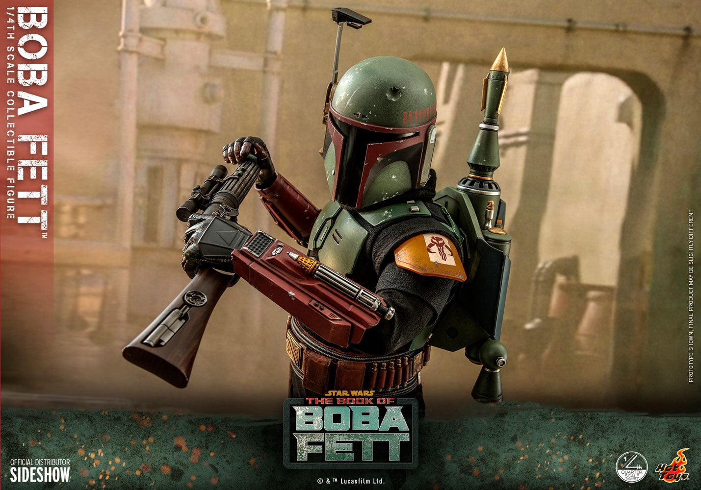BOBA FETT Quarter Scale Figure by Hot Toys