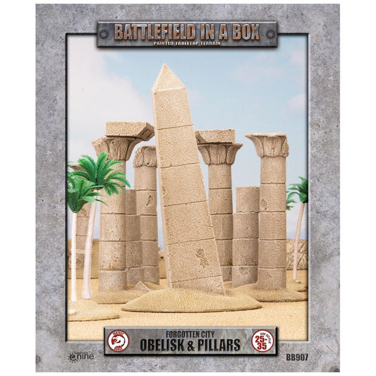 Battlefield in a Box - Forgotten City - Obelisk & Pillars