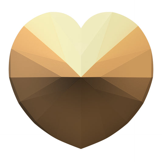 $500 Pure Gold Diamond-Shaped Coin – Heart Diamond