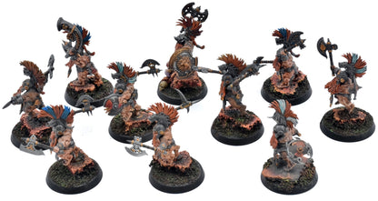 FYRESLAYERS 10 Vulkite Berzerkers #2 WELL PAINTED Warhammer Sigmar