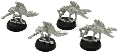 TAU EMPIRE 4 Kroot Hounds #11 METAL Warhammer 40K