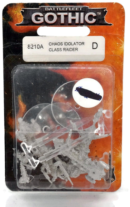 Battlefleet Gothic - Chaos Idolator Class Raider #1 METAL 40K Sealed
