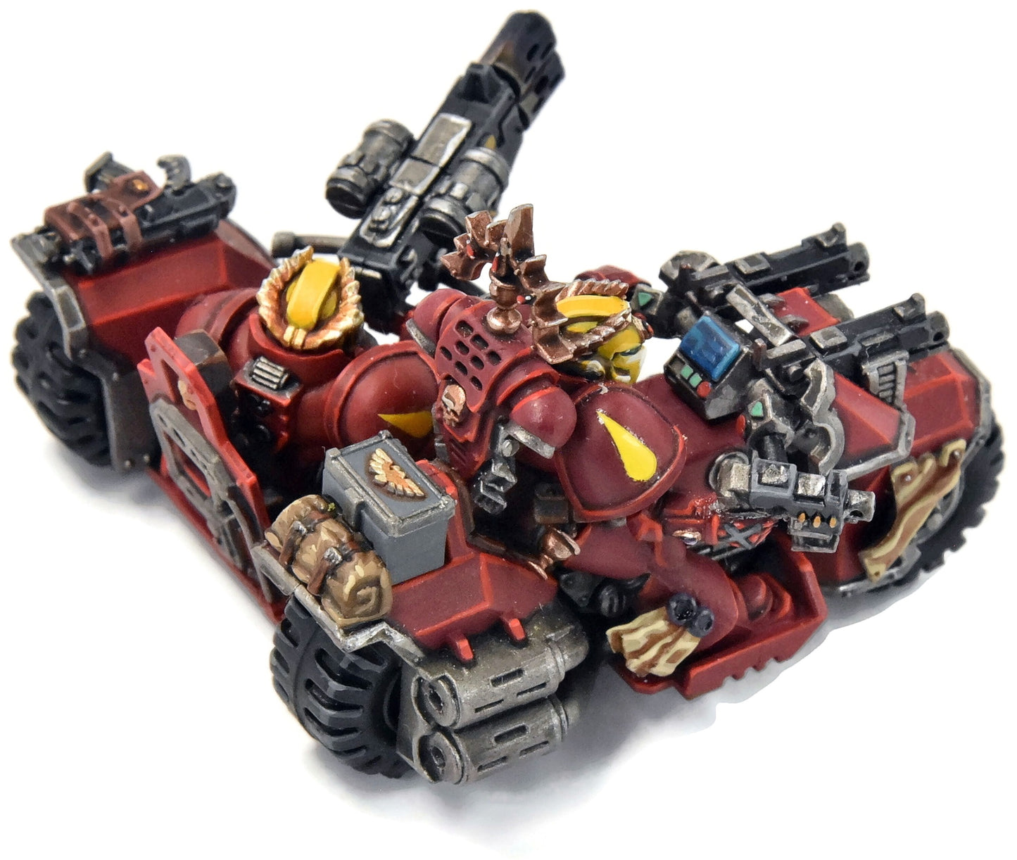 Moto d'attaque Blood Angels n°7, peinture de qualité, Warhammer 40K