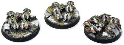 NECRONS 3 Scarab Swarms #3 WELL PAINTED Warhammer 40K