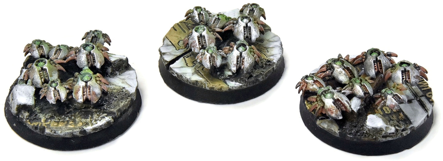 NECRONS 3 Scarab Swarms #3 WELL PAINTED Warhammer 40K 4949