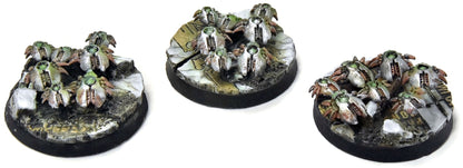 NECRONS 3 Scarab Swarms #3 WELL PAINTED Warhammer 40K 4949