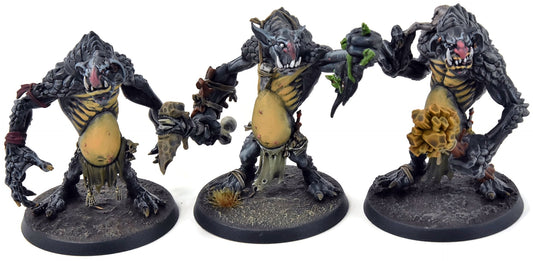GLOOMSPITE GITZ 3 Rockgut Troggoths #3 WELL PAINTED Sigmar