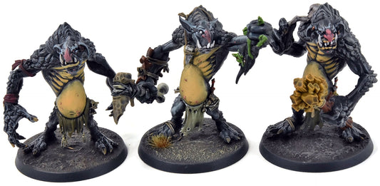 GLOOMSPITE GITZ 3 Rockgut Troggoths #3 WELL PAINTED Sigmar