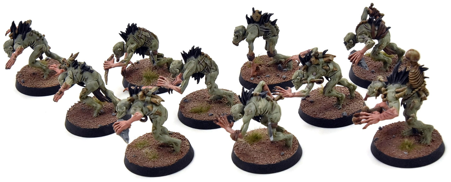 FLESH-EATER COURTS 10 Crypt Ghouls #3 WELL PAINTED Sigmar