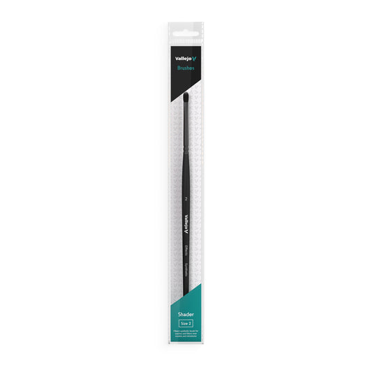 Vallejo - Filbert Shader Flat Synthetic Brush No. 2 (VAL-B06002)