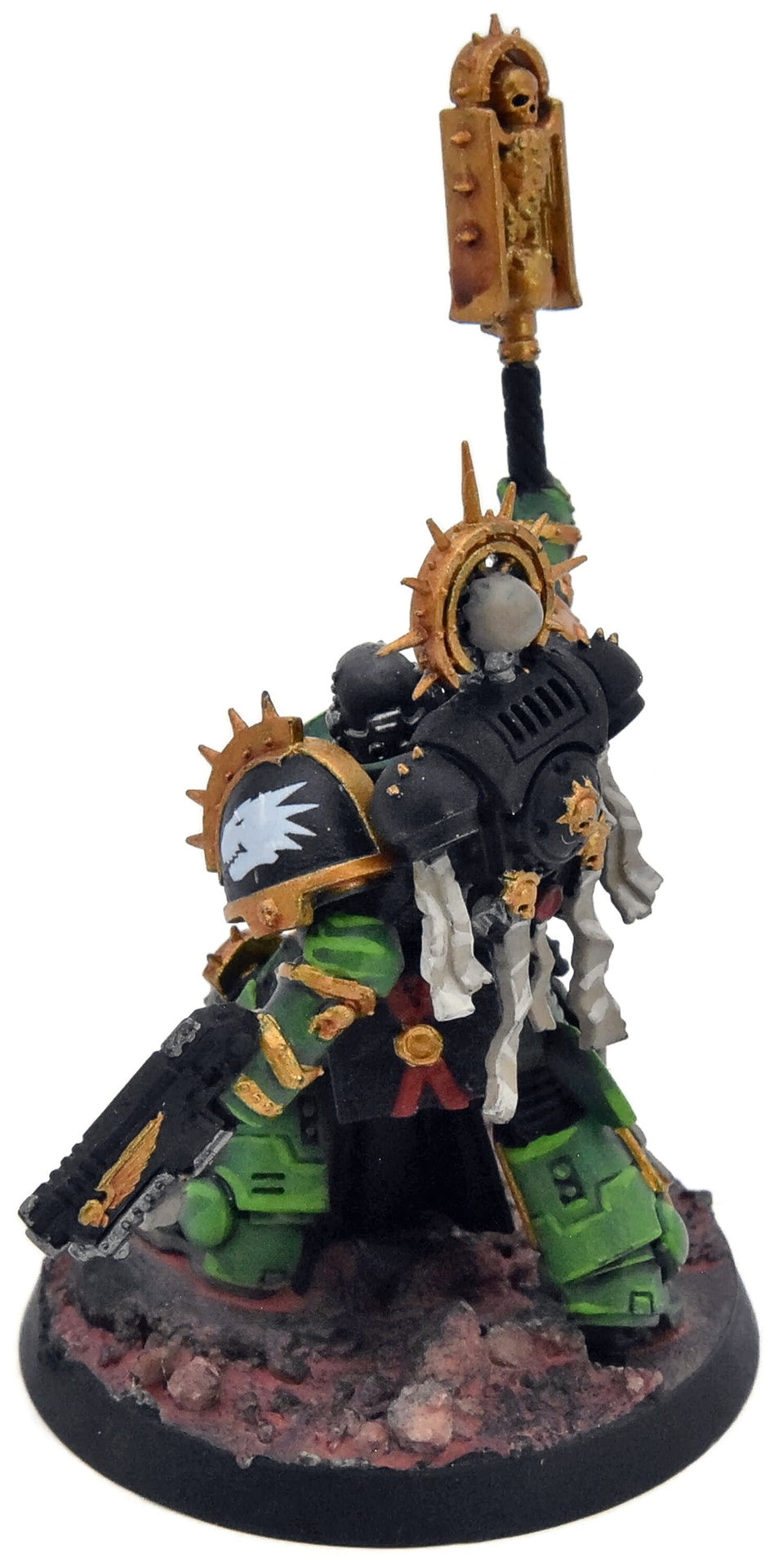 SALAMANDERS Chapelain #1 BIEN PEINT Warhammer 40K 1622