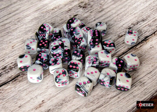 Gemini 36d6 Black-white/pink 12mm