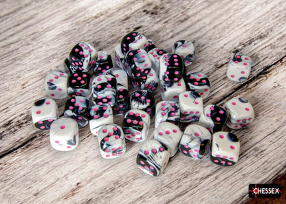 Gemini 36d6 Black-white/pink 12mm