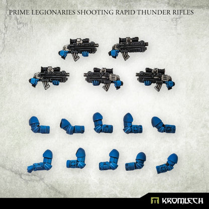 Prime Legionaries Shooting Rapid Thunder Rifles (5)