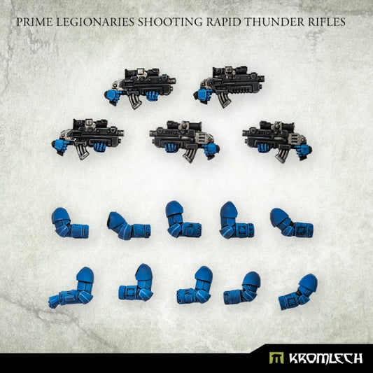 Prime Legionaries Shooting Rapid Thunder Rifles (5)