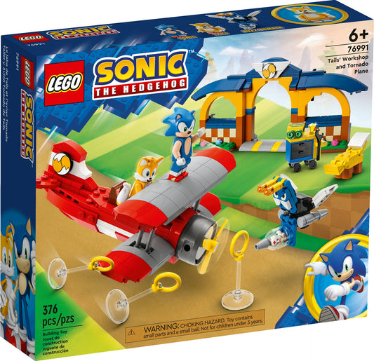 LEGO Tails' Workshop and Tornado Plane (76991)
