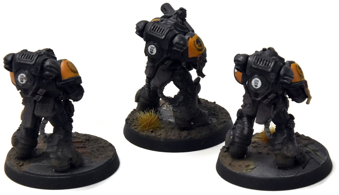 IMPERIAL FISTS 3 Eradicators #1 PRO PAINTED Warhammer 40K