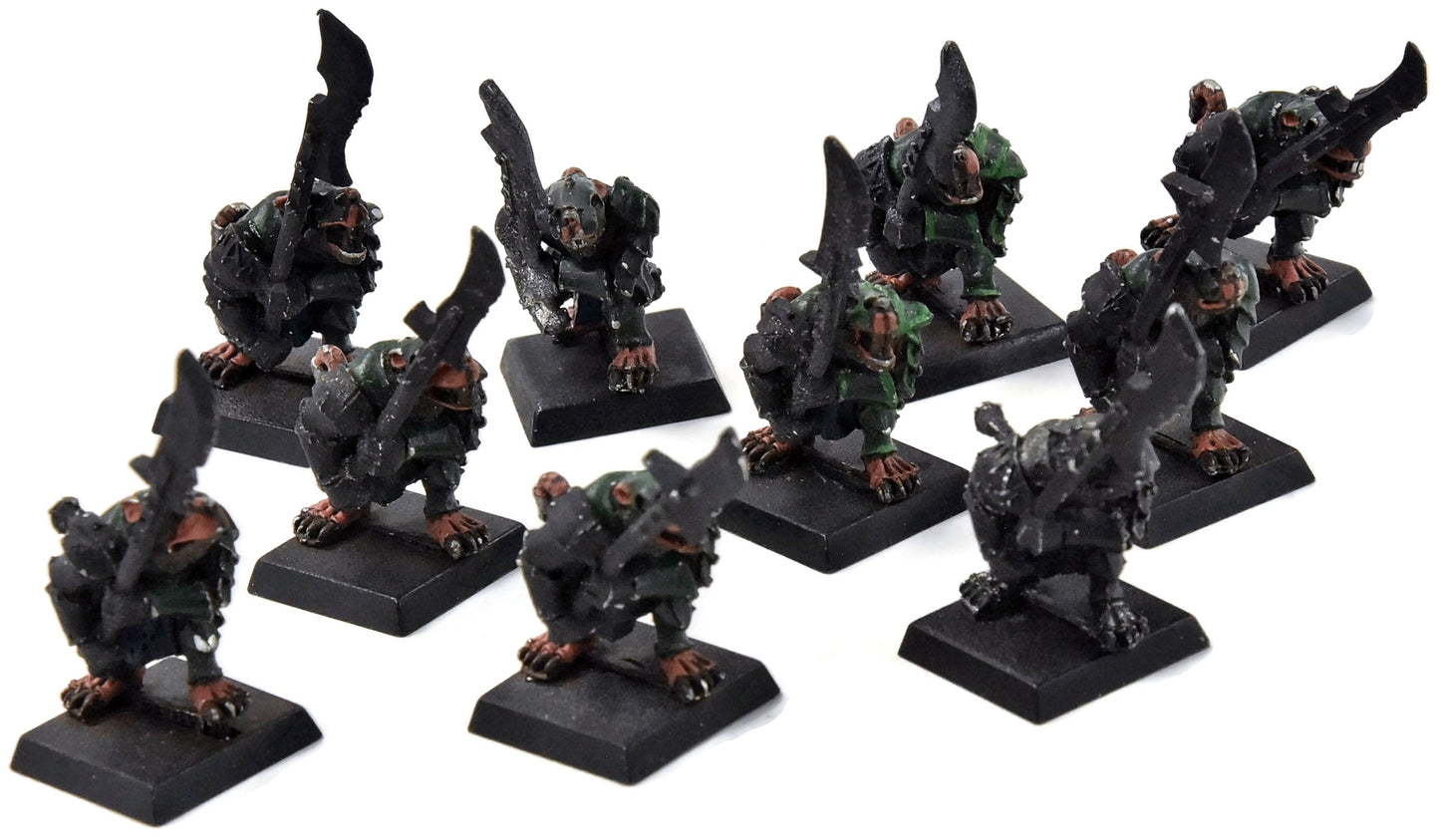 SKAVEN 10 Stormvermin Classic #2 METAL Warhammer Fantasy