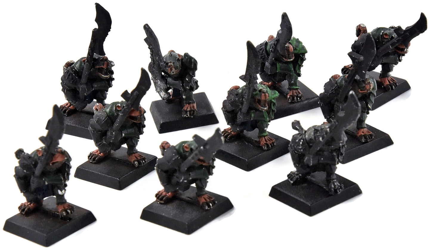 SKAVEN 10 Stormvermin Classic #2 METAL Warhammer Fantasy