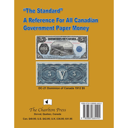 A Charlton Standard Catalogue Canadian Government Paper Money 36Th Ed. 2025 (EN)
