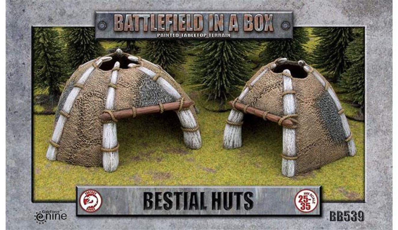 Battlefield in a Box - Bestial Huts