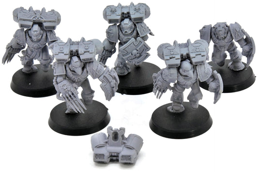 SPACE MARINES 5 Assault Marines #1 Warhammer 40K Salamanders upgrade