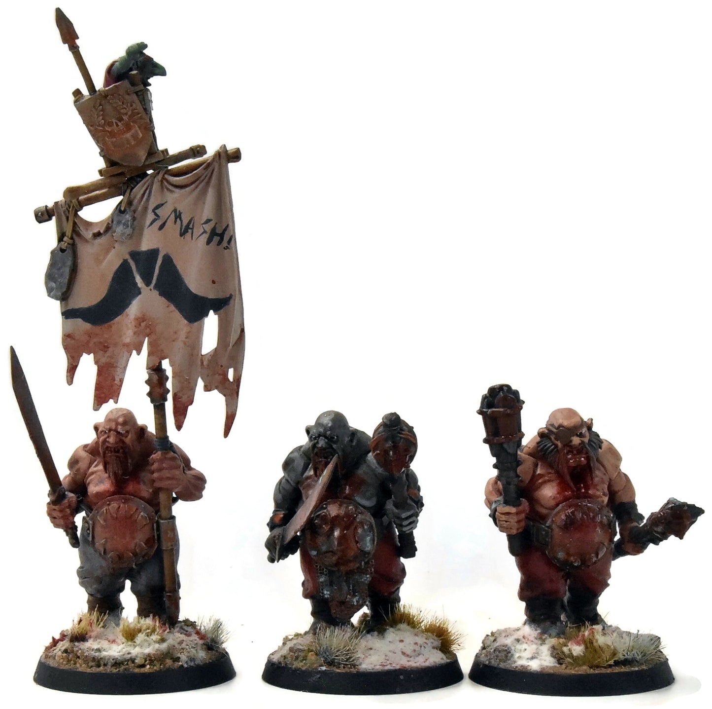 OGOR MAWTRIBES 6 Gluttons #3 WELL PAINTED Sigmar Ogres