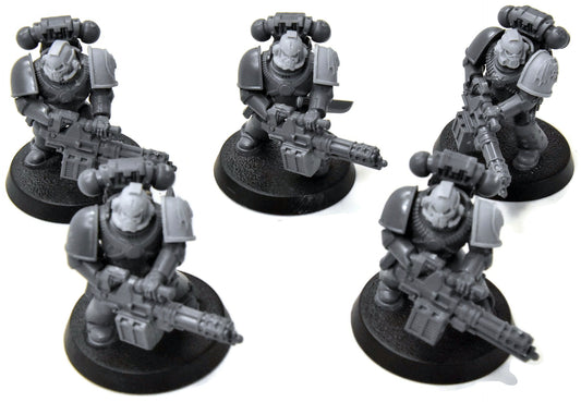 HORUS HERESY Night Lords 5 Heavy Weapon Marines #2 Forge World Upgrades 30K
