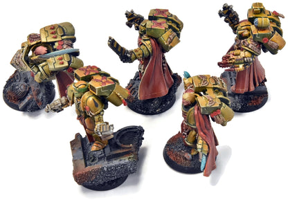 BLOOD ANGELS 5 Vanguard Veterans #24 4 METAL 1 PLASTIC PRO PAINTED Warhammer 40K