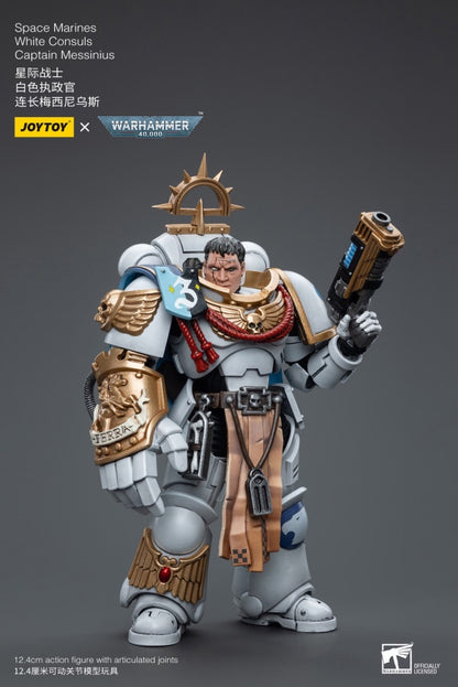 White Consuls Captain Messinius Space Marines Joy Toy