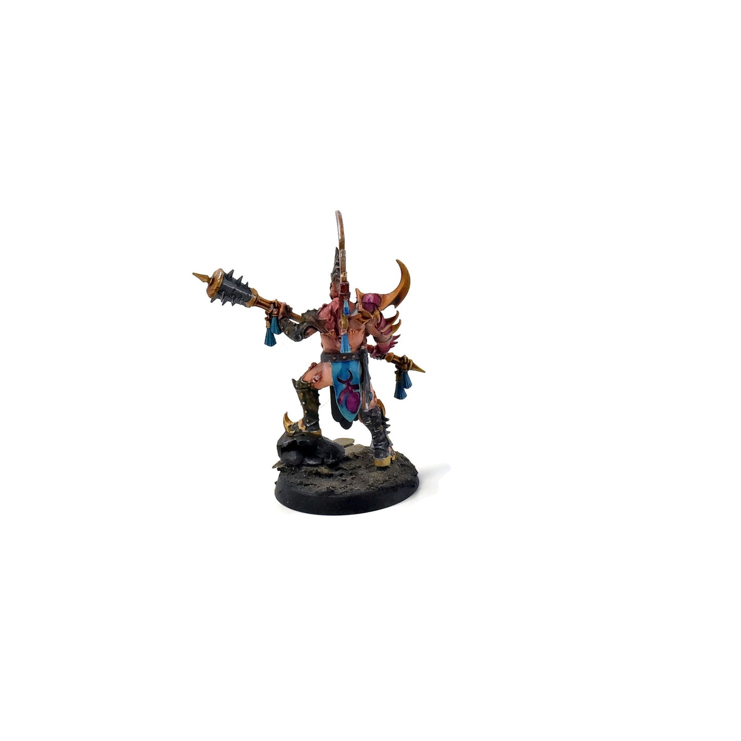HEDONITES OF SLAANESH Lord of Pain #1 WELL PAINTED SIGMAR