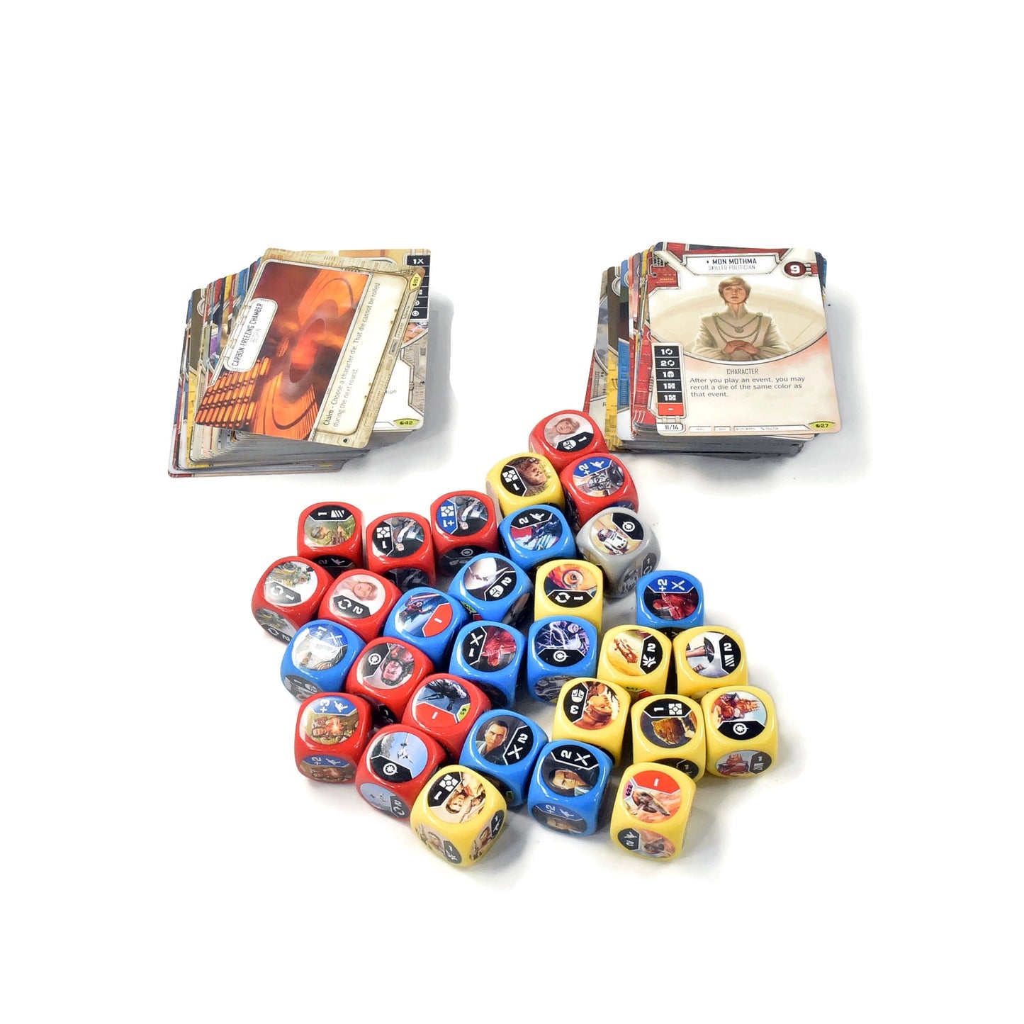 STAR WARS DESTINY Dice & Cards Lot