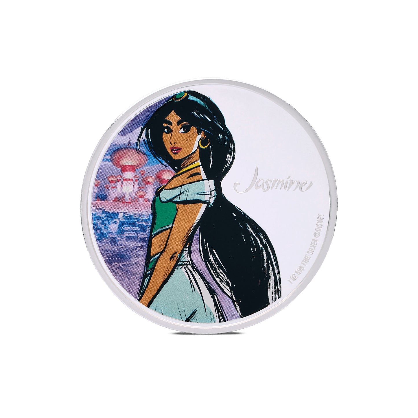 AGORO Disney - Disney Princess - Jasmine 1oz Silver